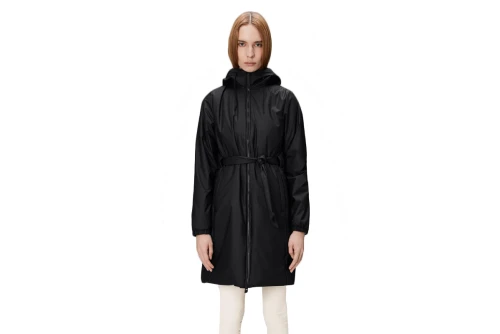 Rains Lohja Long Insulated Curve W3T2 Μπουφάν Αδιάβροχο Γυναικείο (15880 BLACK)