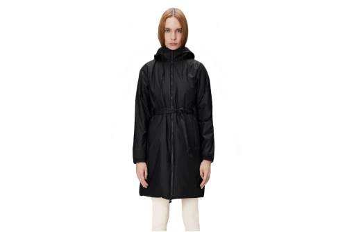 Rains Lohja Long Insulated Curve W3T2 Μπουφάν Αδιάβροχο Γυναικείο (15880 BLACK)