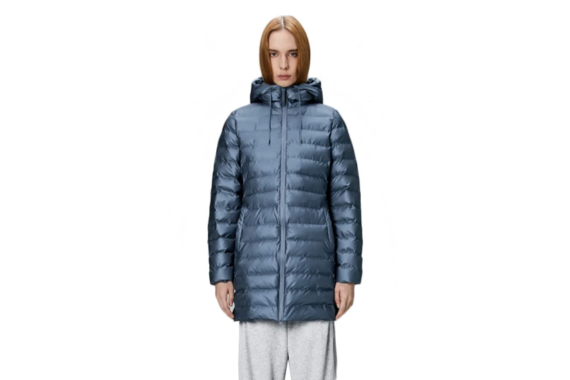 Rains Lohja Long Curve Γυναικείο Puffer Μπουφάν Ραφ