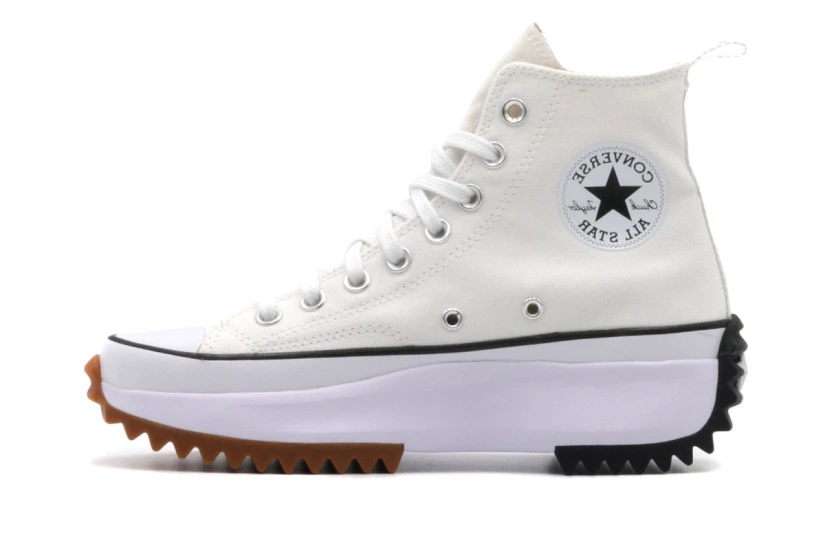 Converse Run Star Hike Hi Γυναικεία Μποτάκια Εκρού & Λευκά (166799C)