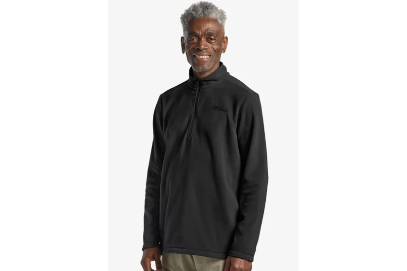 Jack Wolfskin Taunus Ανδρική Μακρυμάνικη Μπλούζα Fleece Ανθρακί