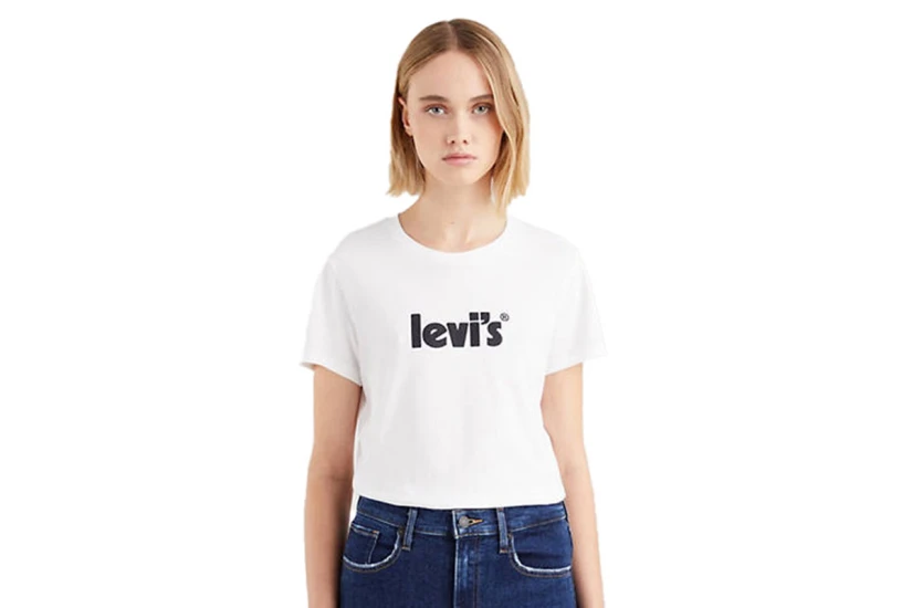 Levi's Γυναικείο Κοντομάνικο T-Shirt Λευκό