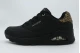 Skechers Uno Jungle Nite Γυναικεία Sneakers Μαύρα, Μπεζ, Καφέ