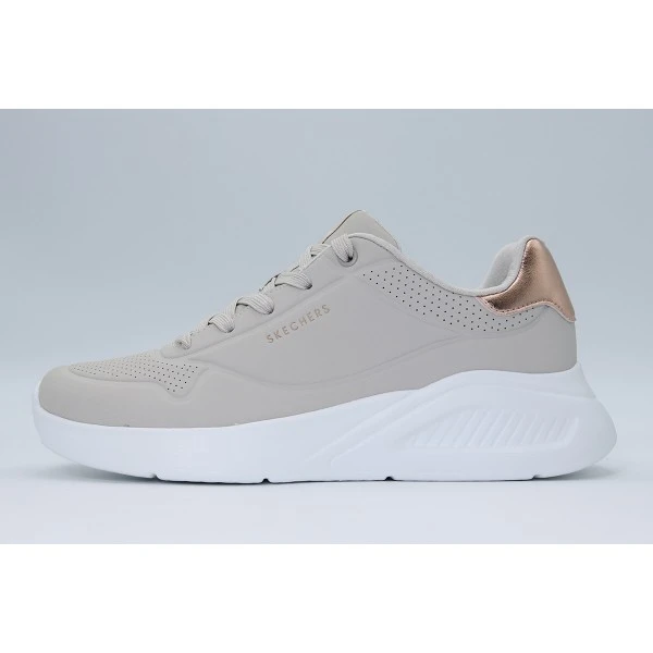 Skechers Uno Lite Shimmer Along Sneakers (177291-NAT)