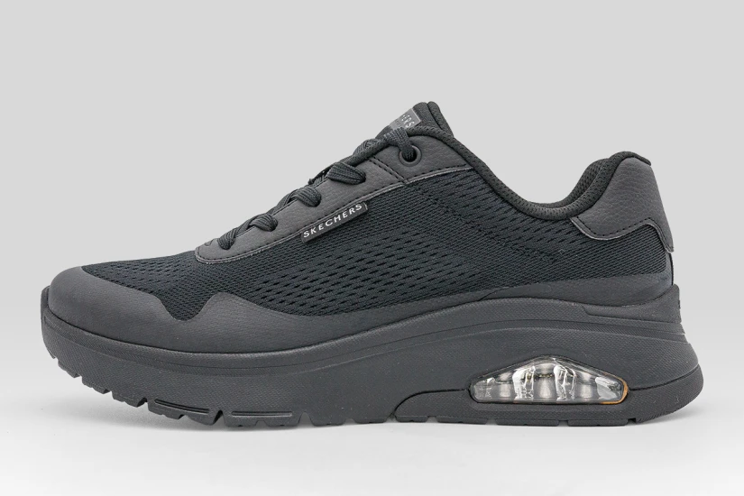 Skechers Uno Flex-Spring On Air Sneakers Μαύρα