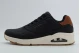 Skechers Uno Suited On Air Ανδρικά Sneakers Μαύρα, Καφέ, Λευκά