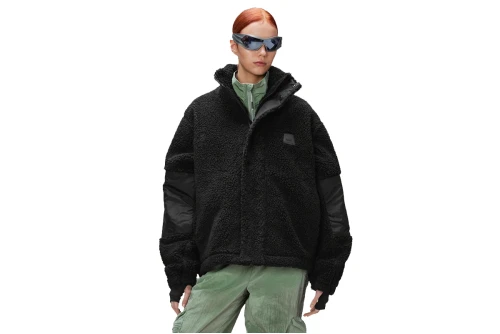 Rains Kofu Fleece T1 Μπουφάν Sherpa (18470 BLACK)