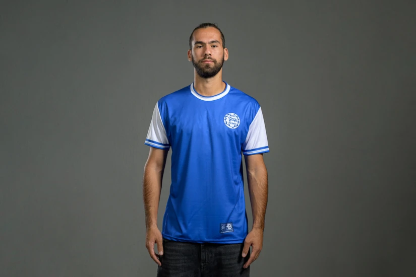 PAS Giannina F.C. Retro Ποδοσφαιρική Φανέλα 1967-68 Μπλε, Λευκή