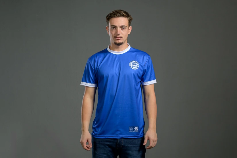 PAS Giannina F.C. Retro Ποδοσφαιρική Φανέλα 1973-74 Μπλε, Λευκή