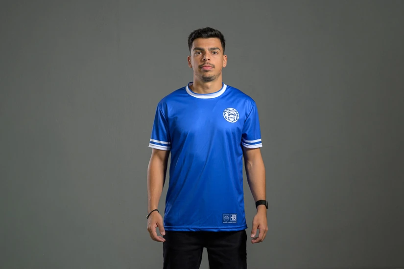 PAS Giannina F.C. Retro Ποδοσφαιρική Φανέλα 1975-76 Μπλε, Λευκή
