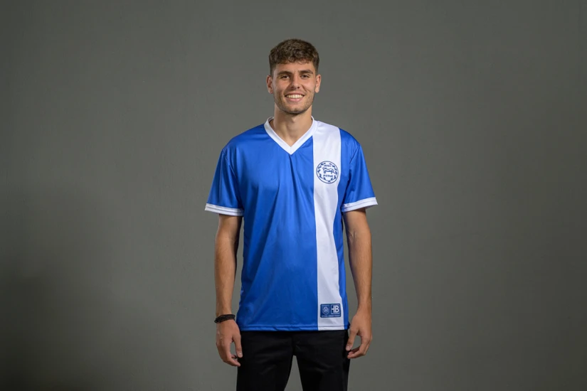 PAS Giannina F.C. Retro Ποδοσφαιρική Φανέλα 1976-77 Μπλε, Λευκή
