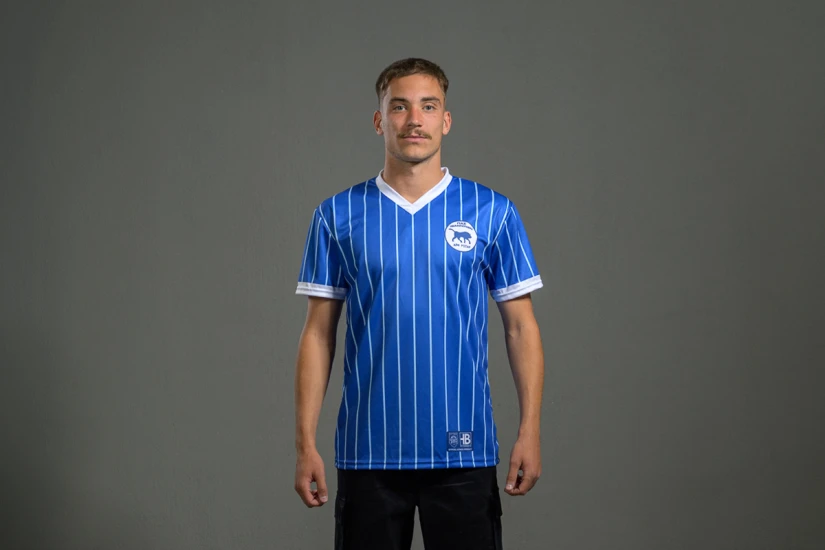 PAS Giannina F.C. Retro Ποδοσφαιρική Φανέλα 1983-84 Μπλε, Λευκή