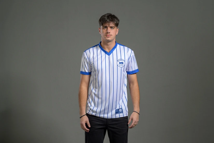 PAS Giannina F.C. Retro Ποδοσφαιρική Φανέλα 1987-88 Λευκή, Μπλε