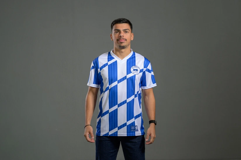 PAS Giannina F.C. Retro Ποδοσφαιρική Φανέλα 1989-90 Μπλε, Λευκή
