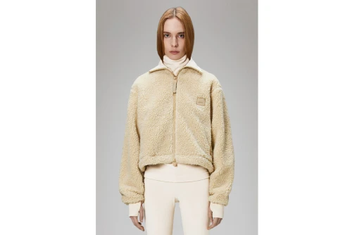Rains Kofu Fleece Short Ζακέτα Sherpa Γυναικεία (19950 SAND)