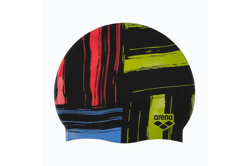 Arena Print 2 Σκουφάκι Κολύμβησης (1E368 124 BLACK)