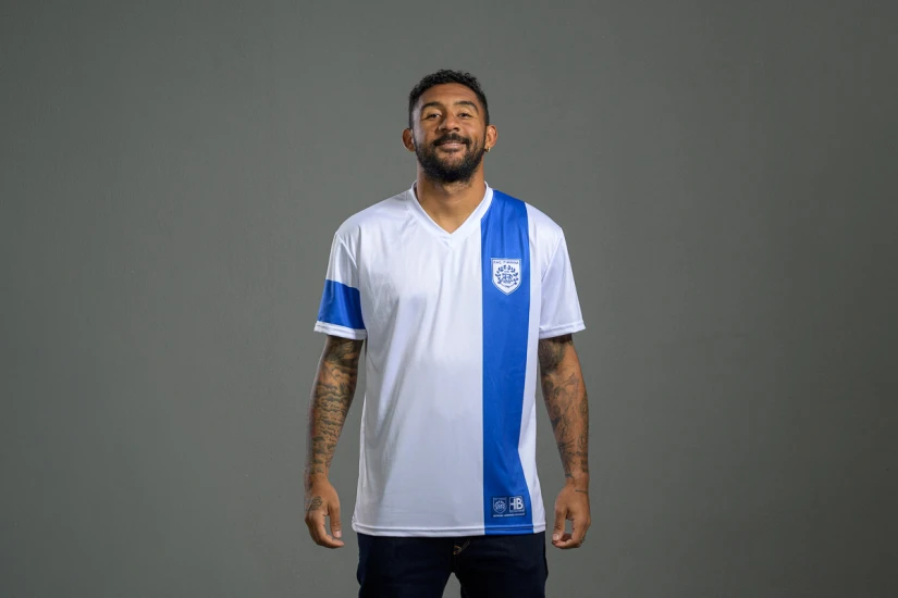 PAS Giannina F.C. Retro Ποδοσφαιρική Φανέλα 2013-14 Λευκή, Μπλε