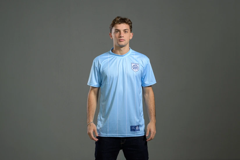 PAS Giannina F.C. Retro Ποδοσφαιρική Φανέλα 2015-16 Γαλάζια, Λευκή