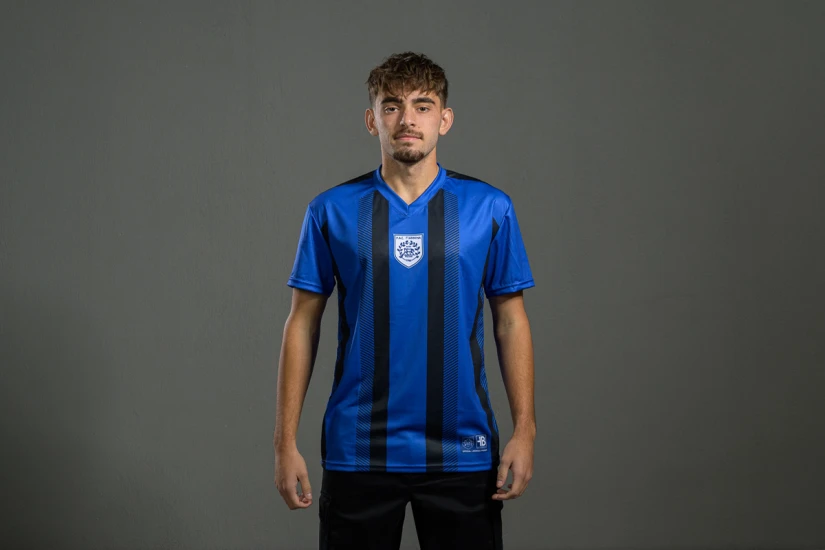 PAS Giannina F.C. Retro Ποδοσφαιρική Φανέλα 2024-25 Μπλε, Μαύρη