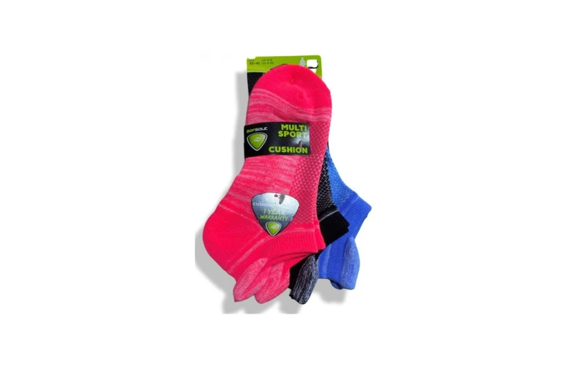 Sofsole Multi Sport Cushion Κοντές Κάλτσες 3 Ζευγάρια (20292)