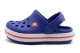 Crocs Crocband Clog Βρεφικά-Παιδικά Σαμπό Ρουά, Λευκά, Πορτοκαλί