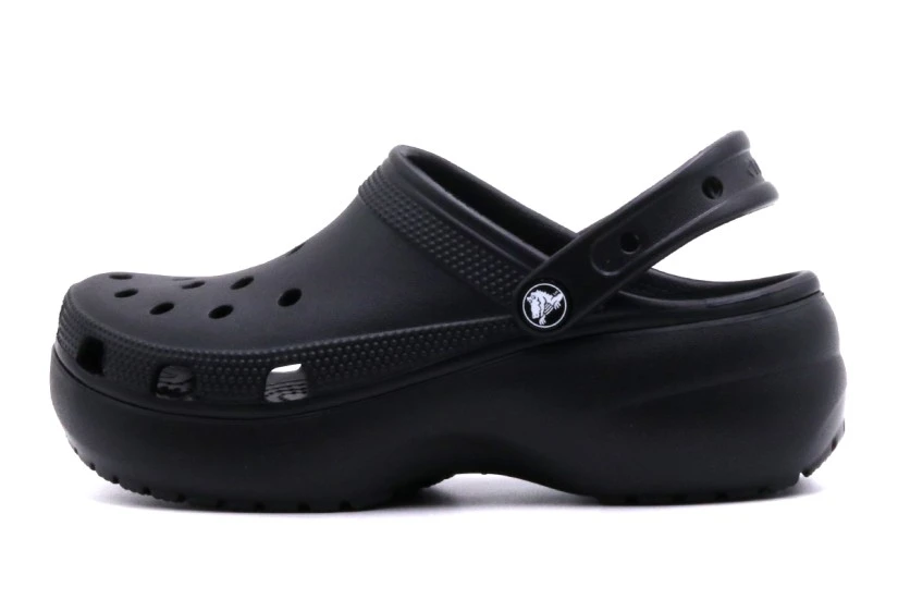 Crocs Classic Platform Σαμπό Μαύρα