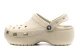 Crocs Classic Platform Σαμπό Μπεζ