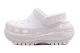Crocs Mega Crush Γυναικεία Σαμπό Λευκά