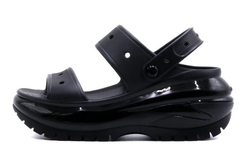 Crocs Mega Crush Σανδάλια Μαύρα