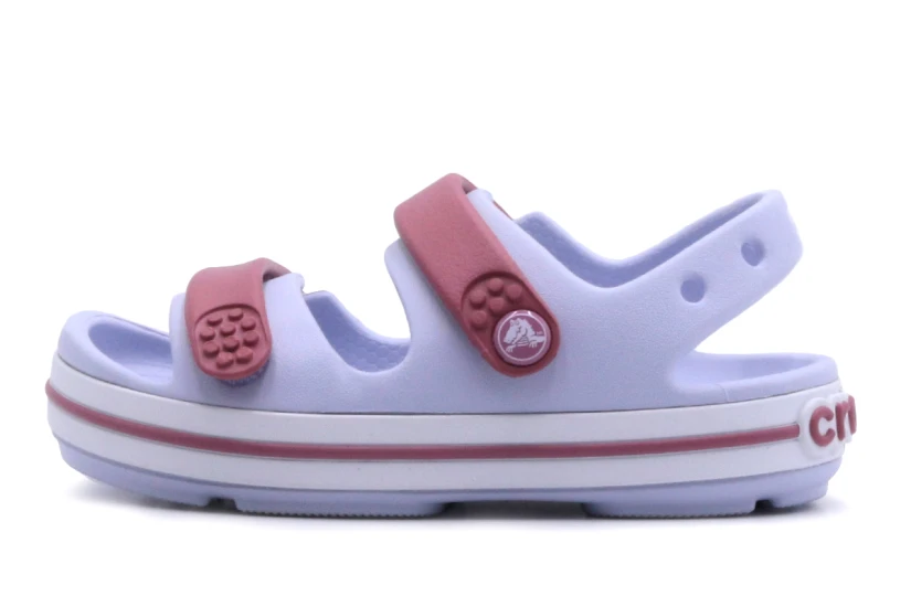 Crocs Crockband Cruiser Βρεφικά Σανδάλια Σιέλ, Κεραμιδί