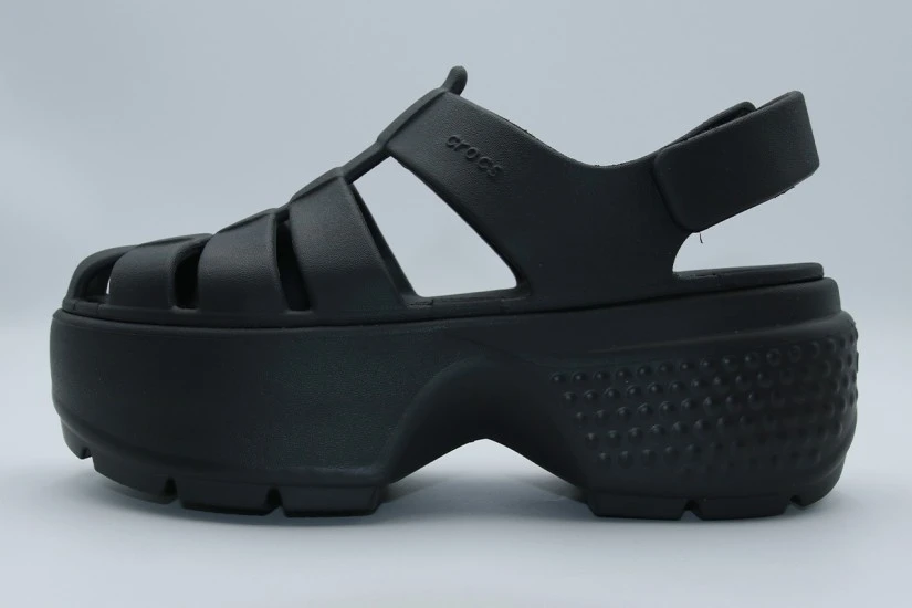 Crocs Stomp Fisherman Σανδάλια Μαύρα