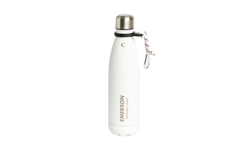 Emerson Responsible Μπουκάλι Θερμός 500Ml (211.EU99.02 WHITE)