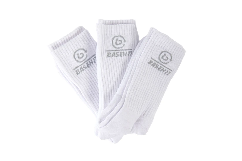 Basehit Unisex Κάλτσες μέχρι τη Γάμπα Λευκές 3 Ζευγάρια
