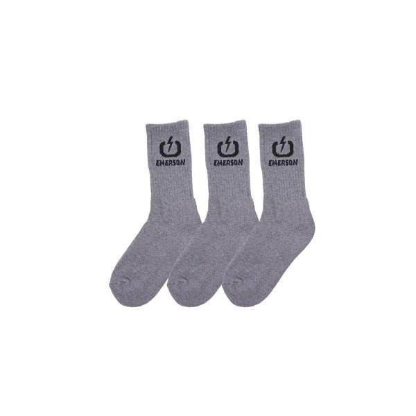 Emerson Κάλτσες Ψηλές 3 Ζευγάρια (212.EU08.03 GREY ML)