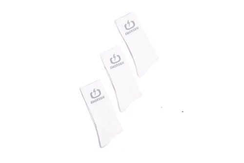 Emerson Κάλτσες Ψηλές 3 Ζευγάρια (212.EU08.03 WHITE)