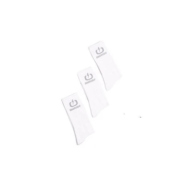 Emerson Κάλτσες Ψηλές 3 Ζευγάρια (212.EU08.03 WHITE)