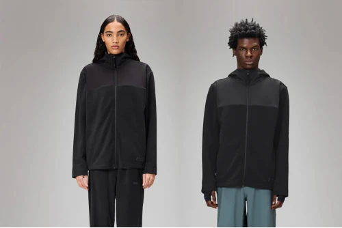 Rains Sintra Reverse Ζακέτα Fleece (21850 BLACK)
