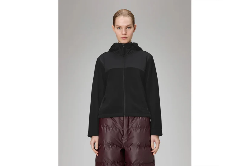 Rains Sintra Reverse Double-Sided Ζακέτα Fleece με Κουκούλα
