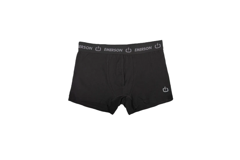 Emerson Basic Ανδρικά Εσώρουχα Boxer Μαύρα 2 Τεμάχια