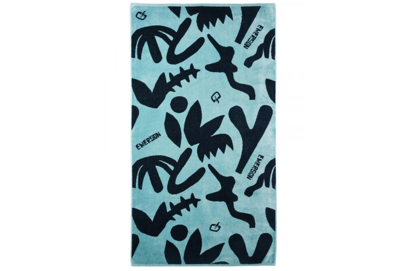 Emerson All-Over Print Πετσέτα Θαλάσσης 86 Cm X 160 Cm (221.EU04.02 PR 266 AQUA)