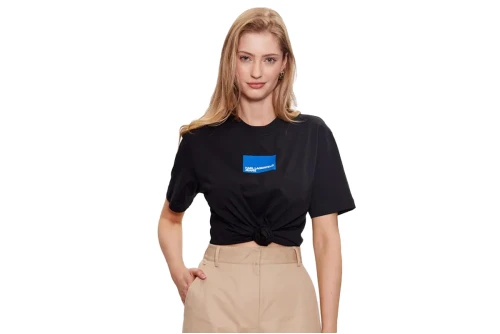 Karl Lagerfeld Regular Sslv Logo Tee T-Shirt Γυναικείο (231J1706 J101)