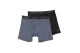 Emerson Basic Ανδρικά Εσώρουχα Boxer Γκρι Σκούρο, Μαύρα 2 Τεμάχια