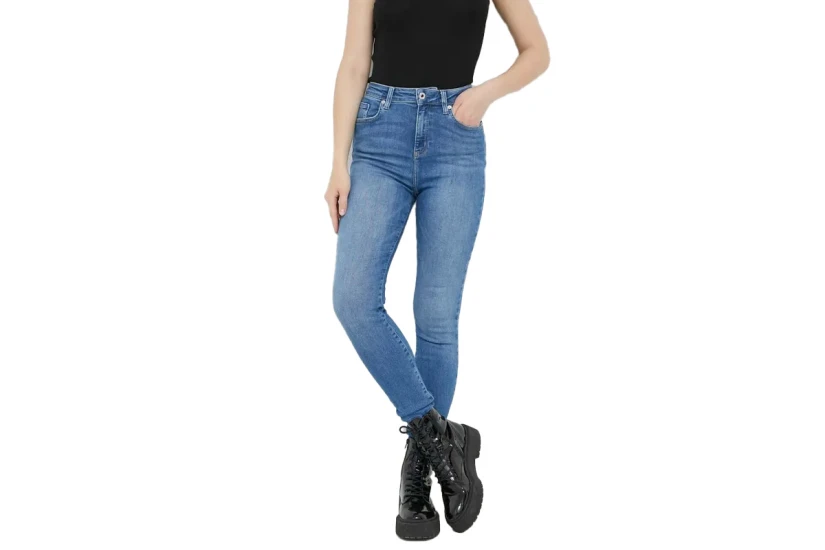 Karl Lagerfeld Skinny Γυναικείο Ψηλόμεσο Τζιν Παντελόνι Μπλε