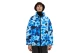 Karl Lagerfeld Blurred Ανδρικό Puffer Μπουφάν Μπλε, Μαύρο, Λευκό