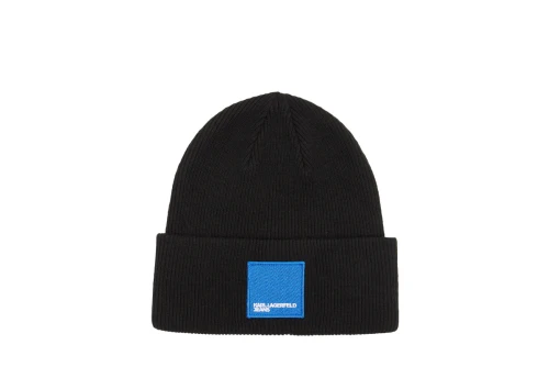 Karl Lagerfeld Knitted Logo Beanie Σκουφάκι Χειμερινό (236D3401 J101)