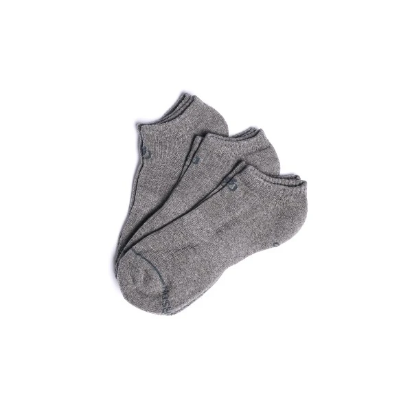 Emerson Basic Low Κάλτσες Κοντές 3 Ζευγάρια (241.EU08.41 GREY ML)