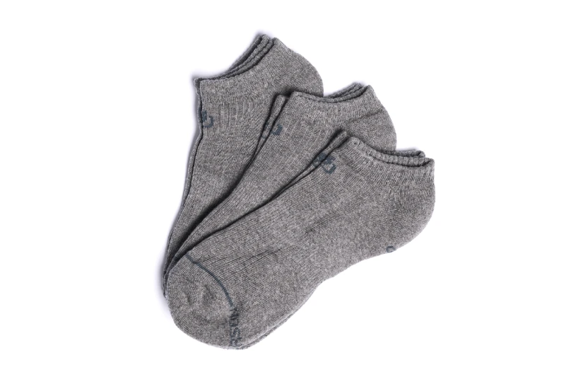 Emerson Unisex Κοντές Kάλτσες 3 Τεμάχια Γκρι