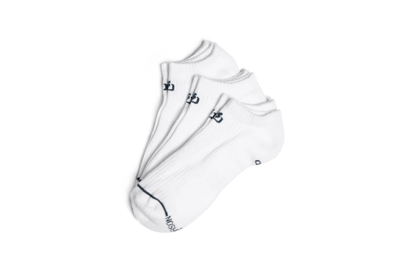 Emerson Unisex Κοντές Kάλτσες 3 Τεμάχια Λευκές
