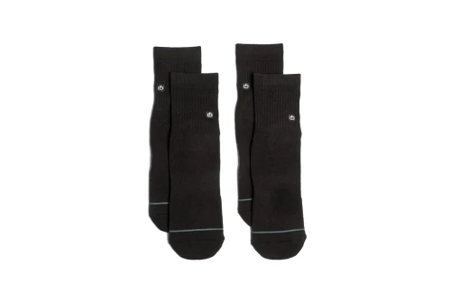 Emerson Basic Mid Crew Κάλτσες Ψηλές 2 Ζευγάρια (241.EU08.43 BLACK-BLACK)