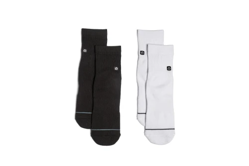 Emerson Basic Mid Crew Κάλτσες Ψηλές 2 Ζευγάρια (241.EU08.43 WHITE-BLACK)
